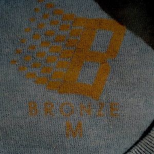 Bronze 56K long sleeve t-shirt - size Medium blue